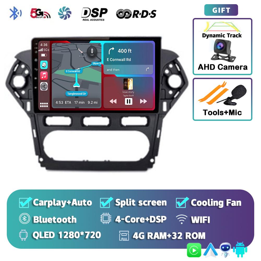 Android 14 Carplay For Ford Mondeo 4 2010 2011 2012 213 2014 Car Radio Multimedia Video Player Navigation Stereo GPS 2din Audio