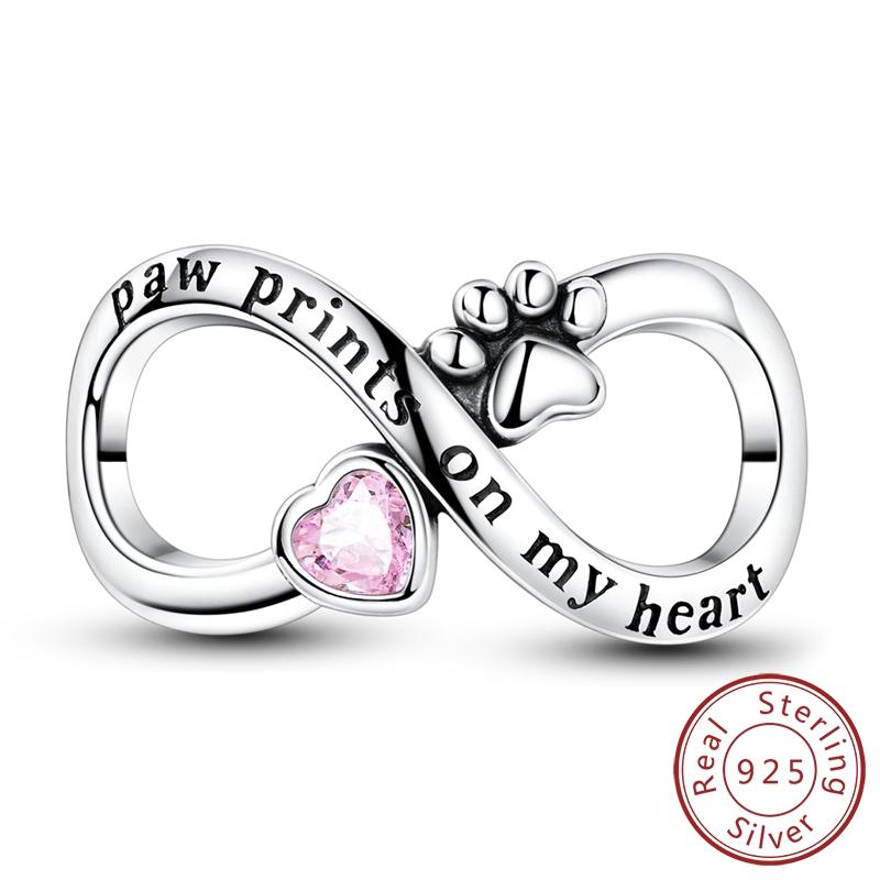 Real Copper Charms Luminous Firefly Butterfly Sunflower Pink Beads Fit Original Bracelet Women Birthday Diy Jewelry