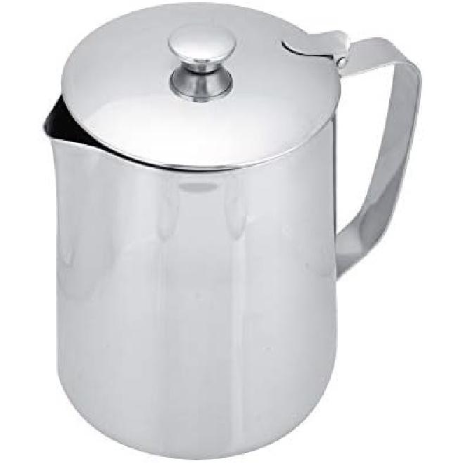 Milk Frothing Pitcher 350ml 600ml 900ml 1500ml 2000m(12oz 20oz 32oz 50oz 66oz) Steaming Pitchers Stainless Steel Milk Coffee Cappuccino Latte Art
