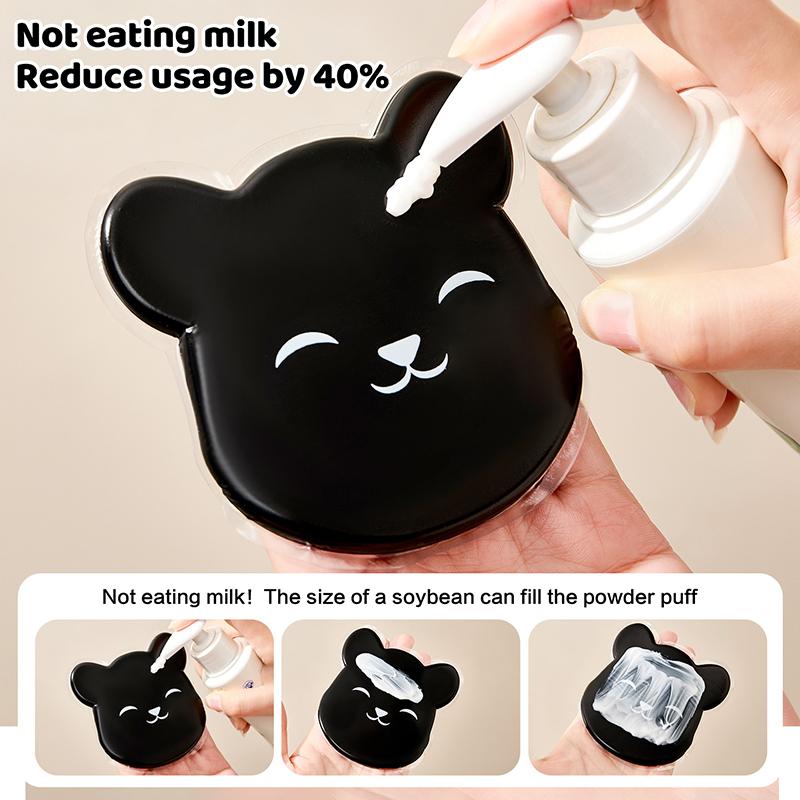 Soft Silicone Bear Shaped Body Lotion Applicator Tool For Foundation And Makeup Application Ideal For Women Skincare