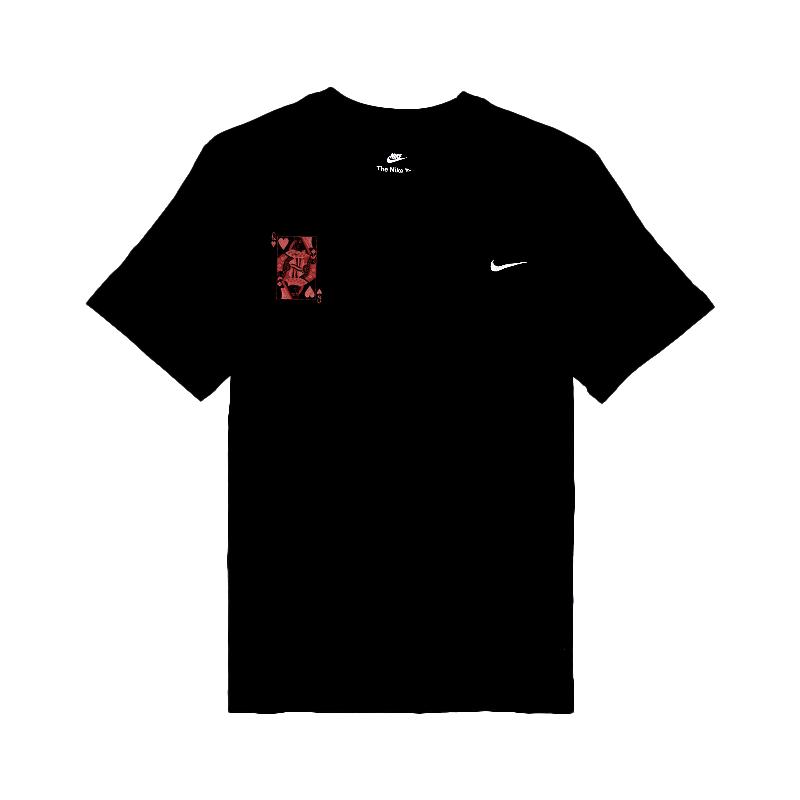 

Nike Спортивная одежда Уличная Дышащая Вышитый логотип Круглый вырез Повседневная Прямого кроя Футболка с коротким рукавом Унисекс Футболки Черный BV0508-010(TEAM702-BV2) S