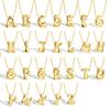 VENTFILLE 925 Sterling Silver 26 Letters Necklace For Women Gift Smooth Cute Balloon Jewelry Accessories Dropshipping Wholesale