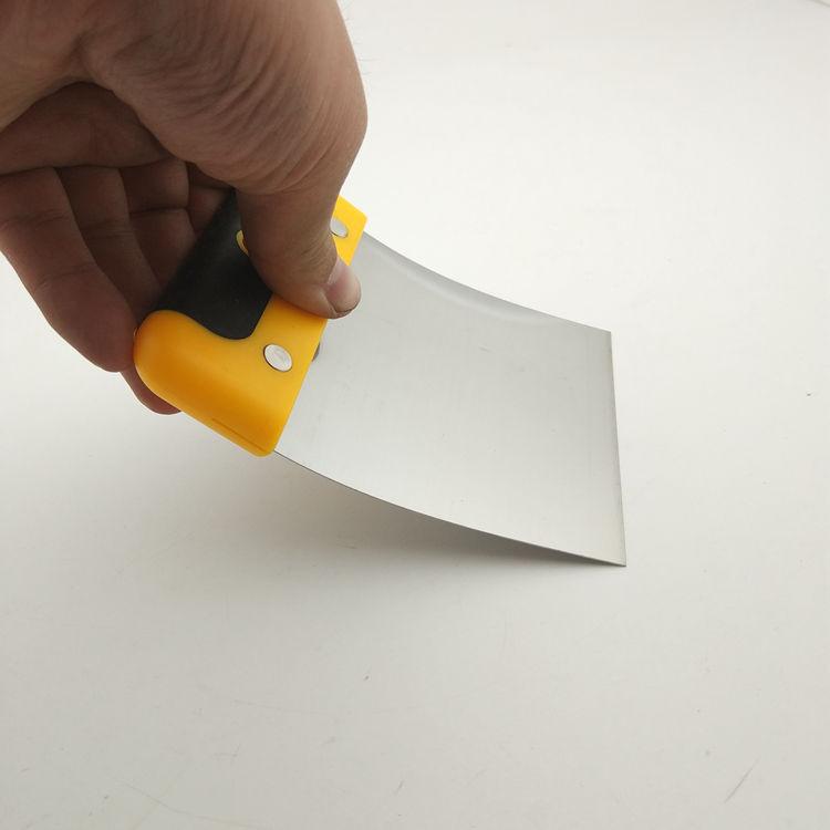1 STÜCK Teigschaber aus Edelstahl, Pizzamesser, Kuchenschaber, Süßwaren, Küchenbackzubehör, Beschichtungsspatel für Schokolade