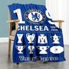 Chelsea Customize Your Name Blanket Multi-purpose Personalized Blanket Soft & Cozy for Office Bedding Chair Couch Four Seasons Universal