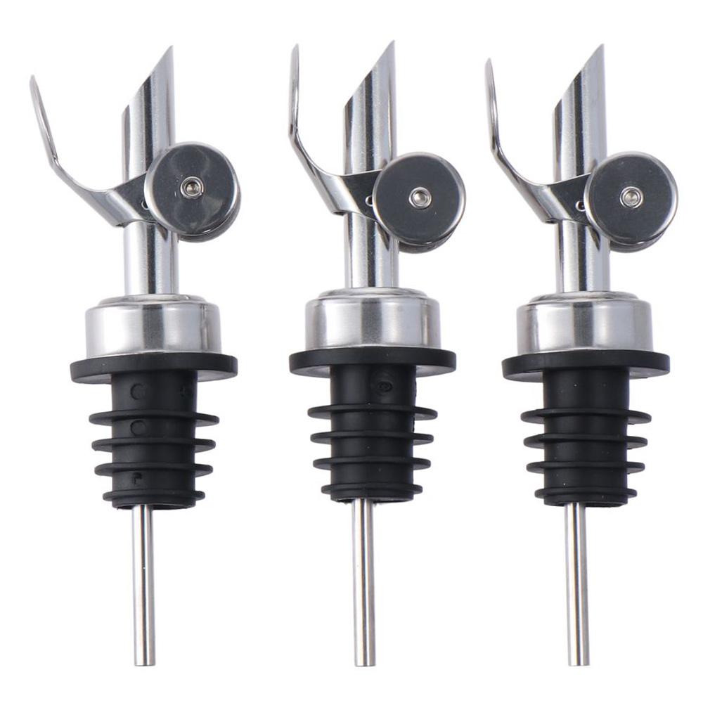 Stainless Steel Weighted Stainless Steel Pourers Weighted Liquor Bottle Pourers  Bartender Tool
