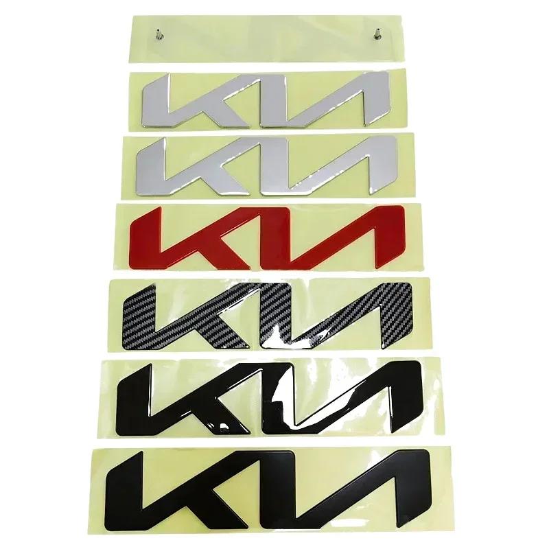 cpqfkn1 23CM ABS Car Sticker Front Rear Emblem Badge for KIA K5 K3 K2 RIO Soul Sorento Forte Borrego Ceed Sportage Cerato Accessories