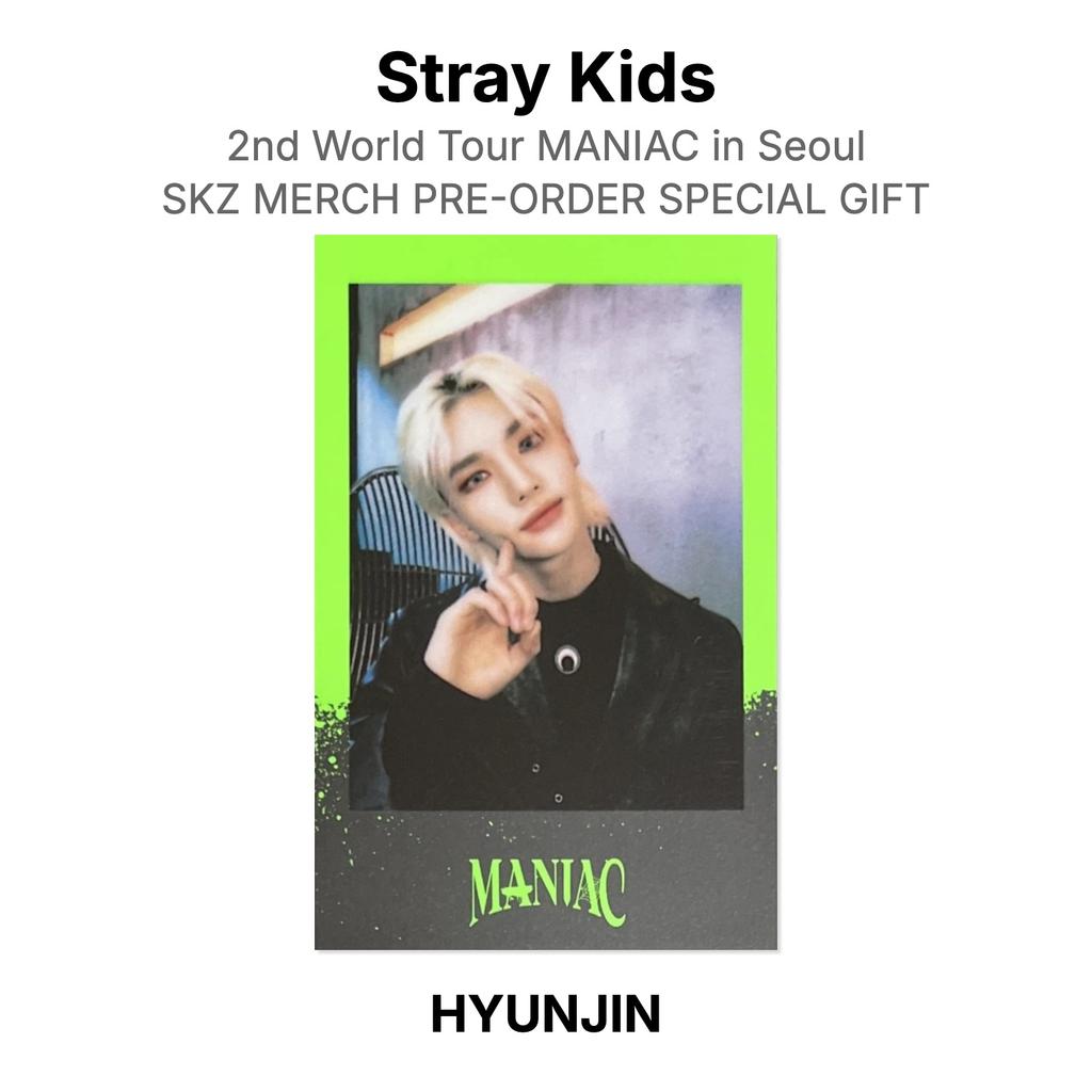 Stray Kids 2nd World Tour MANIAC in Seoul SKZ MERCH PRE-ORDER SPECIAL GIFT Official Photocard