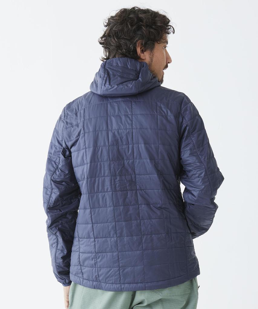 [LLB] Men's Primaloft Packaway Hooded Jacket US Fit Regular L Size Black Black 0THM410006