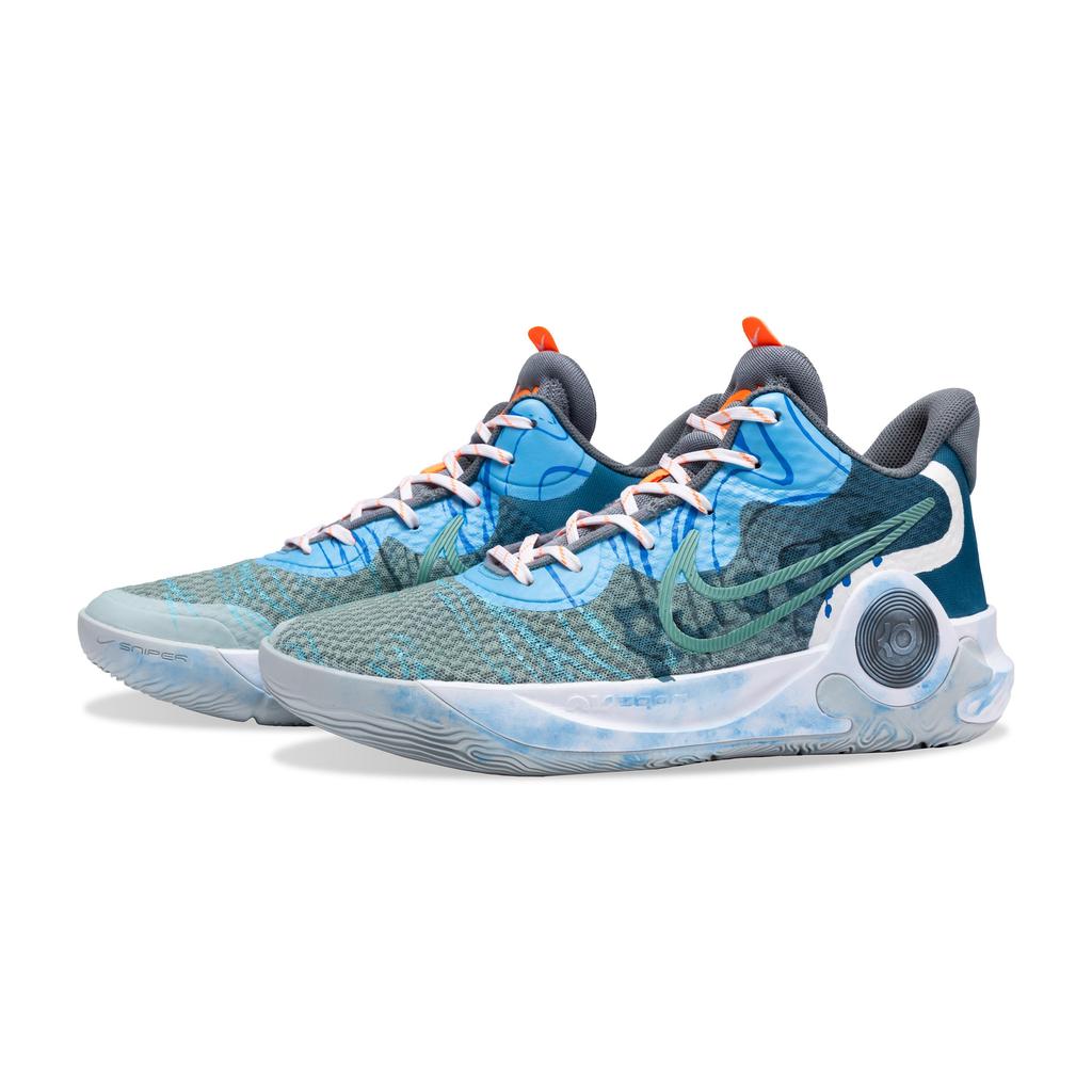 Nike KD Trey 5 IX Mesh Cushioning Grip Cushioning Grip Mid top Basketball Shoes Unisex Blue CW3402-011(Team635-)