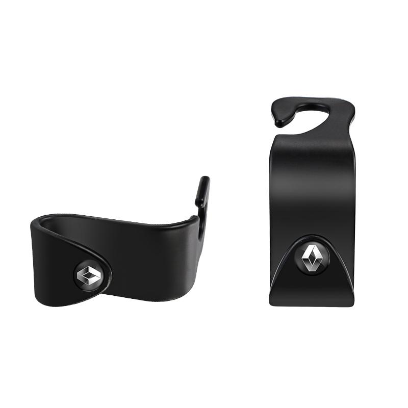 2026 Hot For Renault Hub Caps Car Seat Headrest Hook Auto Back Seat Organizer Hanger For Renault Megane 2 3 4 Twingo Clio Talism