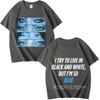 Billie Tee Blue Eyes T Shirt Men’s Women Oversized 100% Cotton Short Sleeve Summer Print Unisex Tops