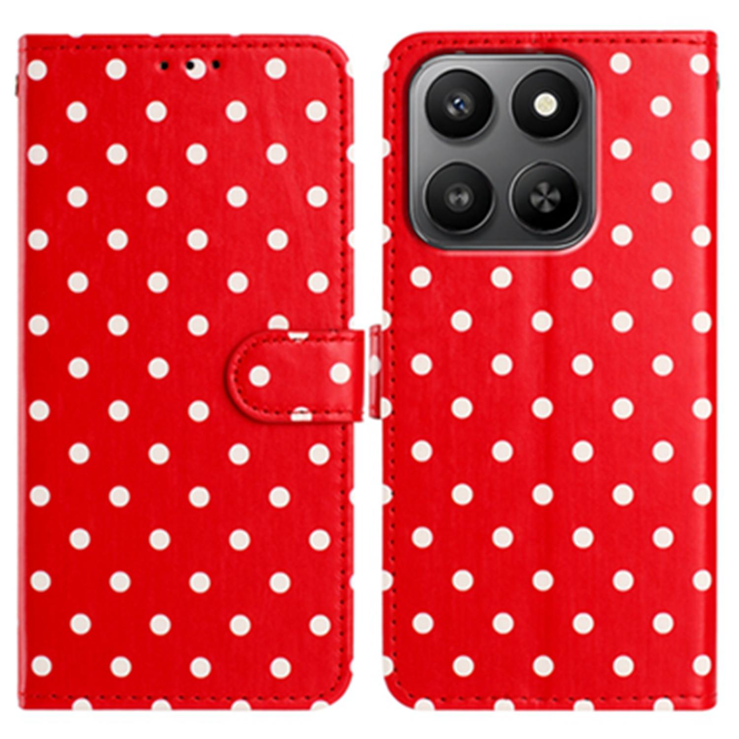 

For Xiaomi 17 Leather Case Polka Dot Pattern Wallet Stand Folio Phone Cover