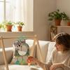 Crib Mirror with Hanging Toys Sensory Toy Soft for Infants, Newborns