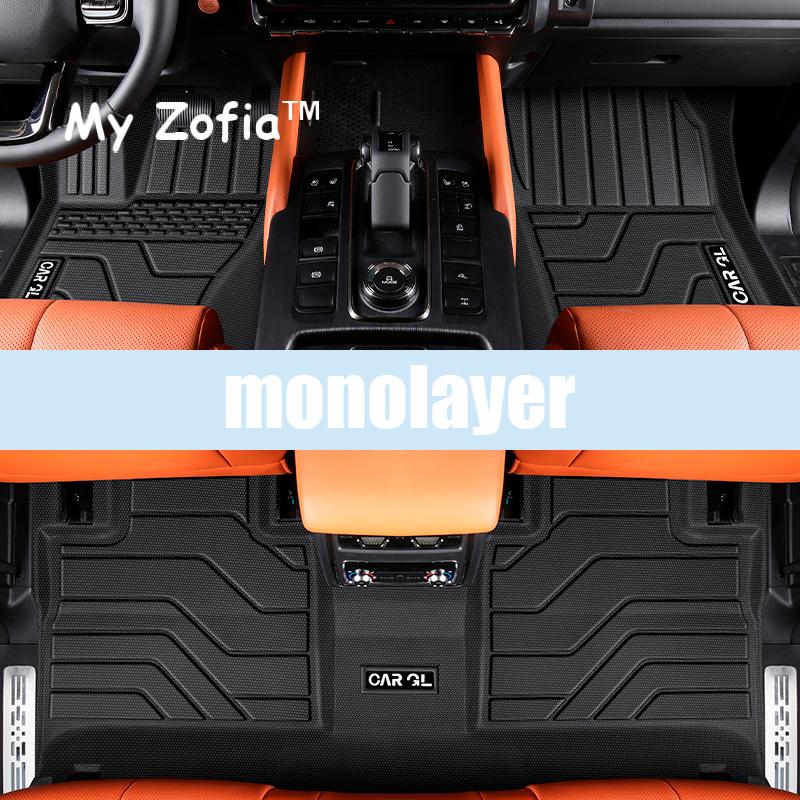 For Haval H9 MKII 2024 2025 2026 Five Seats Seven Seats TPE Floor Mats All Weather Waterproof Anti-Slip Foot Pads Accessories