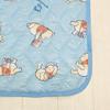 MORIPiLO Disney Cooling Mattress Single the Pooh Honey Summer Cooling Disney Morishita Pillows Pad, (Winnie Sheet), Blue, 100x200cm, Merchandise, Bed,