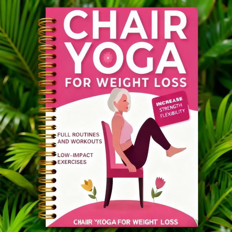 30 Day Chair Yoga Guide Muscle Strength Flexibility Beginner Seated Workout Book For Seniors & Adults