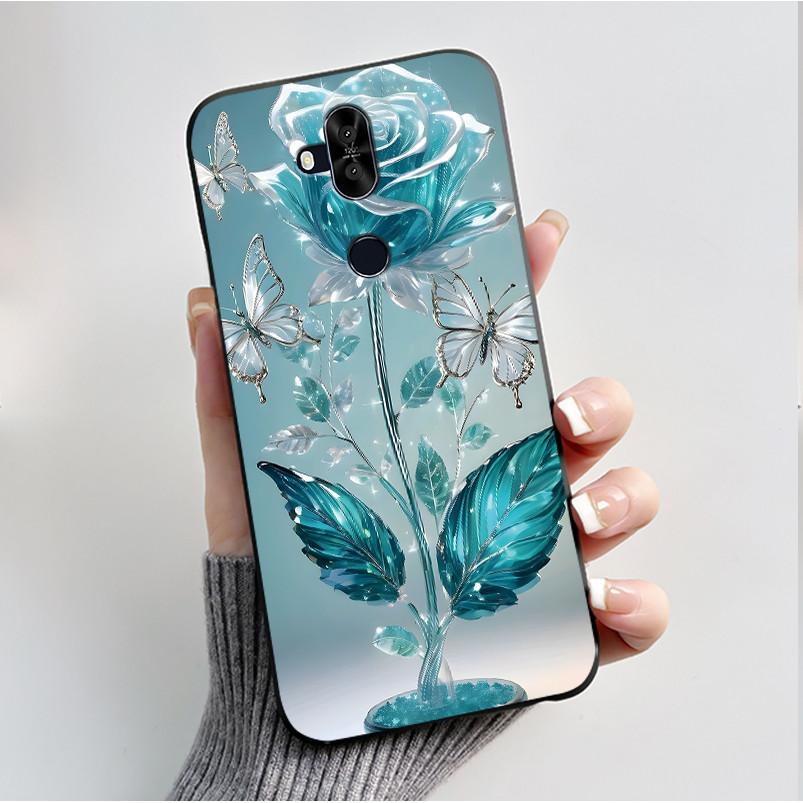 Luxury Fashion Flower For Asus Zenfone 5 Lite ZC600KL 5Q ZC600KL X017DA Silicone Phone Case Protective Back Shell Soft TPU Cover