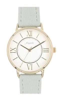 Fragola Einfache Runde Uhr GR Grün [Folgen] H01024S-1 Damen