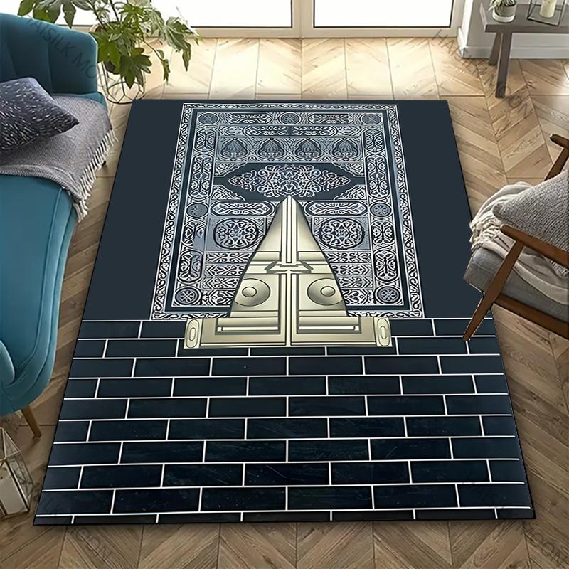 17 Styles Muslim Prayer Carpet Room Living Room Bedroom Sofa Large Area Mat Daily Prayer Soft Carpet Ramadan Gift for Friend