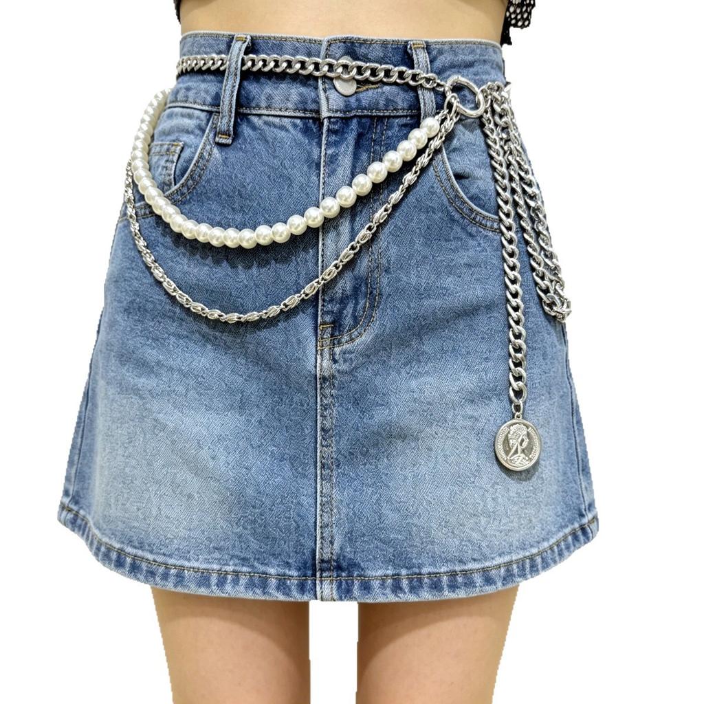 European and American Jewelry Fashion Waist Chain Women's Retro Style Pendant Chain Body Chain