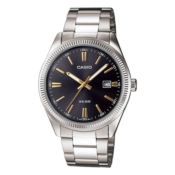 Casio LTP1302D-1A2V Women s Enticer Stainless Steel Analog Watch, Black Dial