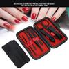8pcs Stainless Steel Eyebrow Scissors Nail Clipper Acne Needle Nail File Manicure Tool Set