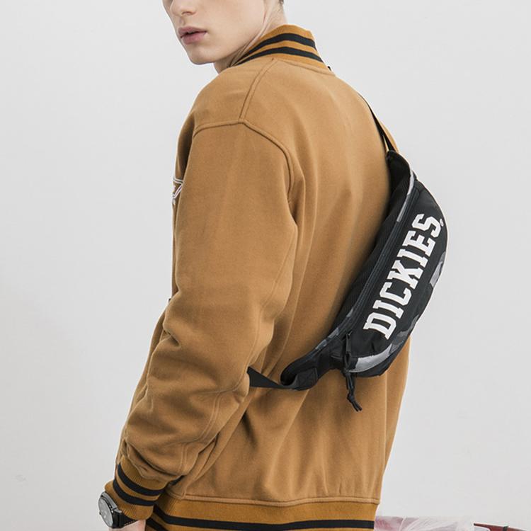 New Dickies Polyester Sling Bag, Crossbody Bag, Fanny Pack Unisex Black 193U90LBB05BK03