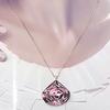 Swarovski Logo Design Crystal Alloy Gold Plated Silver Plated Necklace Men and Women Same Style Couple Pink 5008651