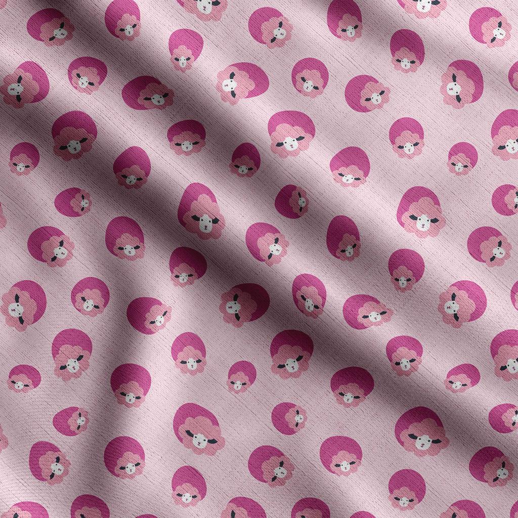 Soimoi Llama Alpaca Print,  Cotton Cambric, Quilting Fabric Sold by The Yard 42 Inch Wide, Medium Weight Cotton Fabric, Sewing  Supplies,