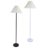 Modern Floor Lamp Multipurpose Stylish Minimalist Fabric Round Lamp Shade Standing Lamp for Living R