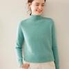 Women's Cashmere Knit Long Sleeve Base Layer - Soft, Warm, and Skin-Friendly for Autumn/Winter