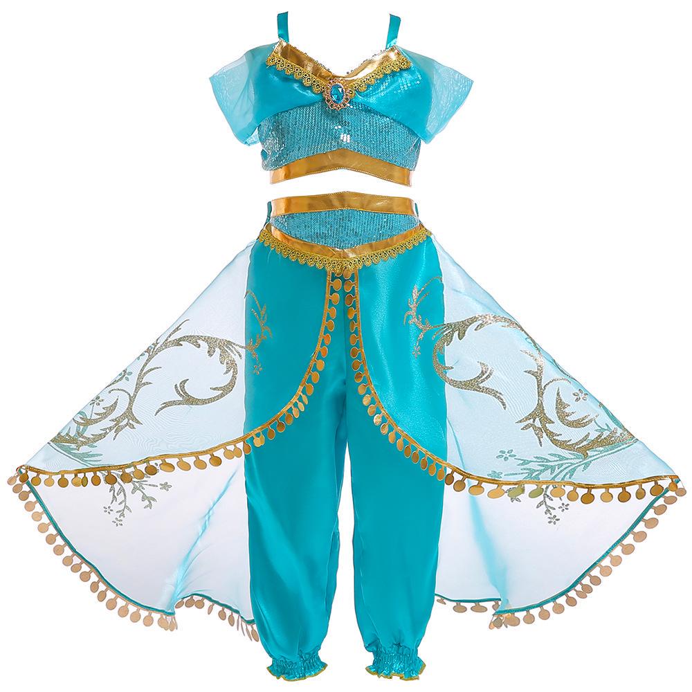 Princess Jasmine Aladdin's Lamp Costume - Kids' Stage Dress & Formal Gown