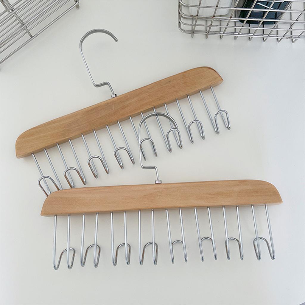 Tank Top Bra Hanger, Tie Storage Hangers, Multi Hook Coat Rack, Space Saving Hangers, 8 Hooks Tank Top Hanger, Storage For Belts Ties, Tie Storage Rac