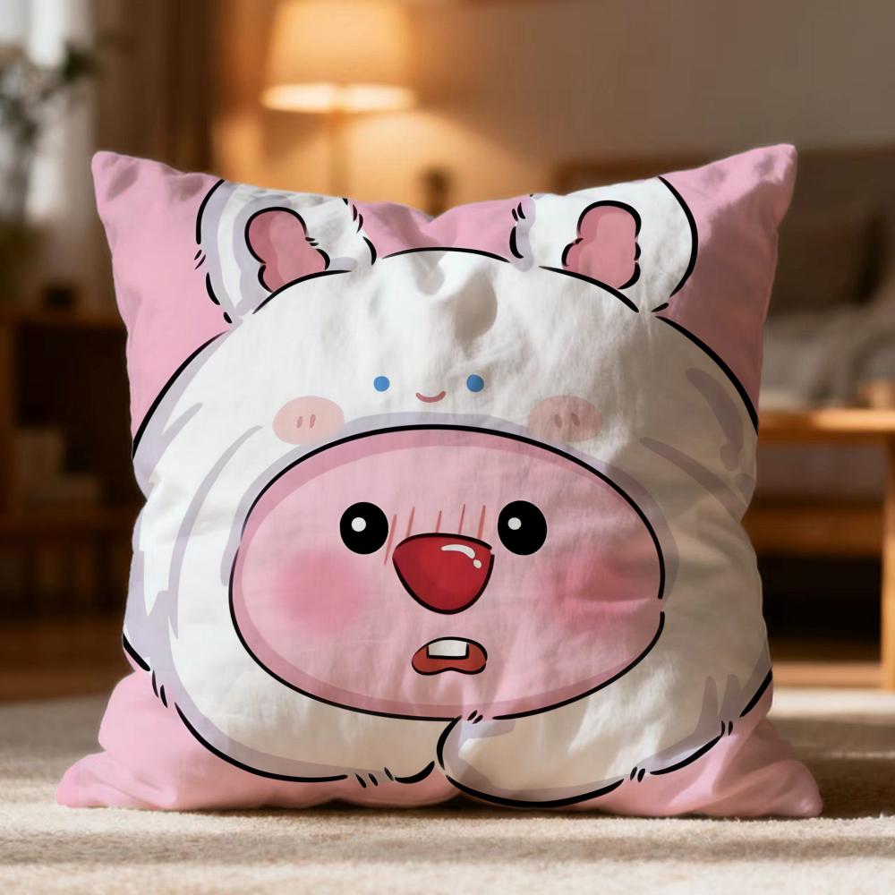 Hot LLoopyew Cushion Cover Soft Washable Pillow Case Multi-Scene for Couch Bed Travel Office Use