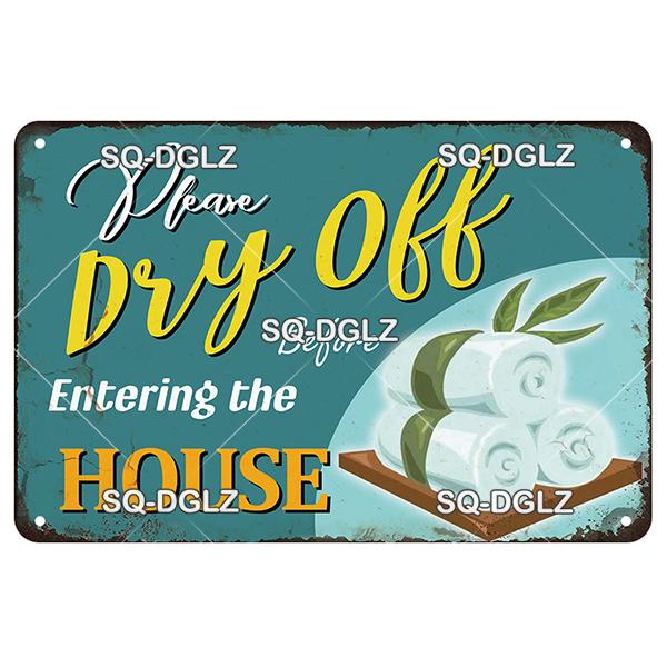 [SQ-DGLZ] Welcome Swim Pool Rules Metal Sign Vintage Plaque Tin Sign Plate Wall Decor For Bar Club Man Cave Art Painting Poster