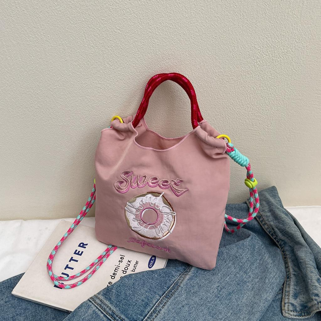 Natial Style Fashi Embroderied Women Bag 2026 Newest Urban Simple Fashi Shopping Bag Single Shoulder Fabrics Bag