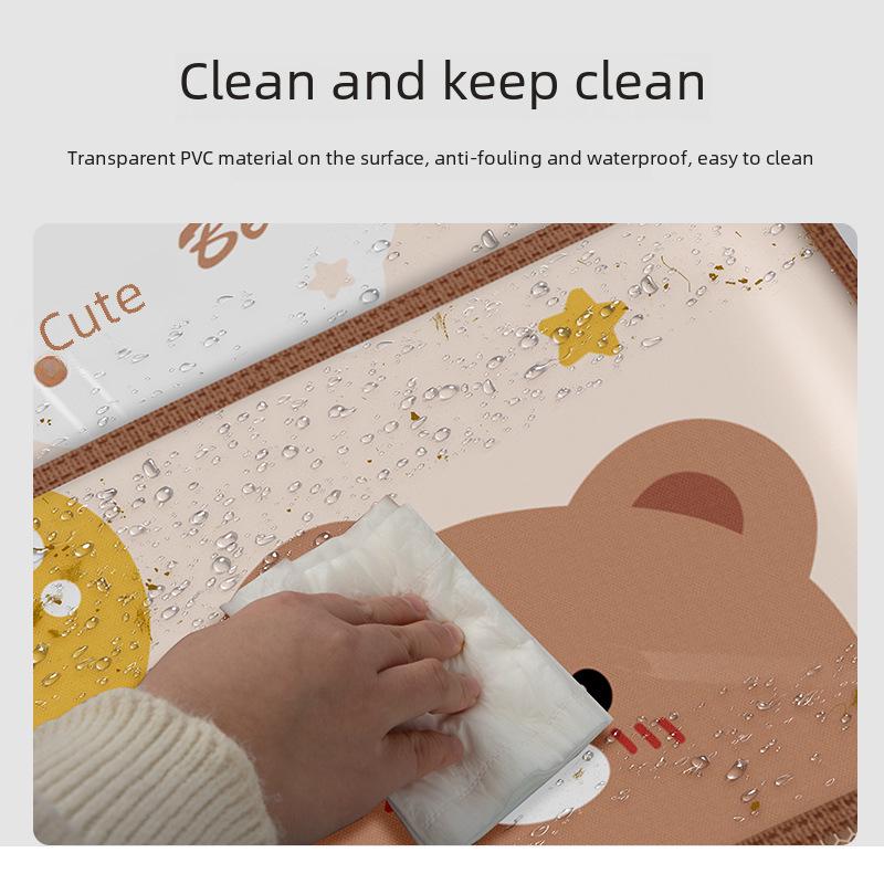 Niedlicher Cartoon Anti-Tritt Autositz Rückenschutz Pad für Kinder