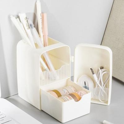 Organizer Sundries Storage Bucket Desktop Pencil Case Desktop Storage Box Mini Refrige Pen Holder