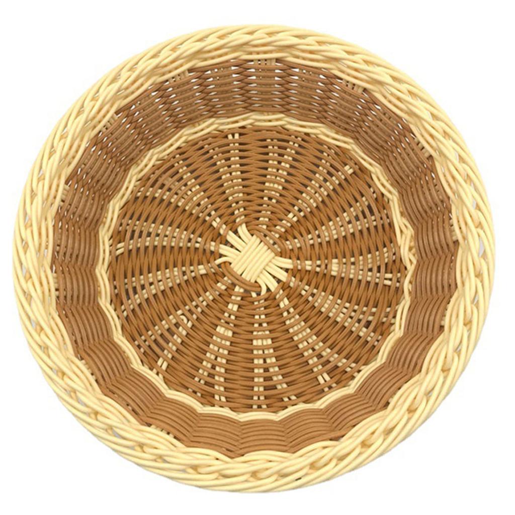 Home Kitchen Food Basket Multipurpose Woven Bread Baskets for Kitchen Dining Room Supplies