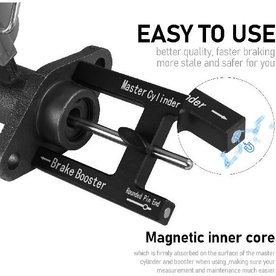 Brake Booster Adjustment Tool Brake Pedal Depressor Tool Brake Booster Push Rod Adjustment Tool Brake Booster With Master Cylinder Booster Master To