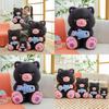 Demon Meow Meow Stuffed Animal Cat Plushie With Pp Cotton Filling For Gift