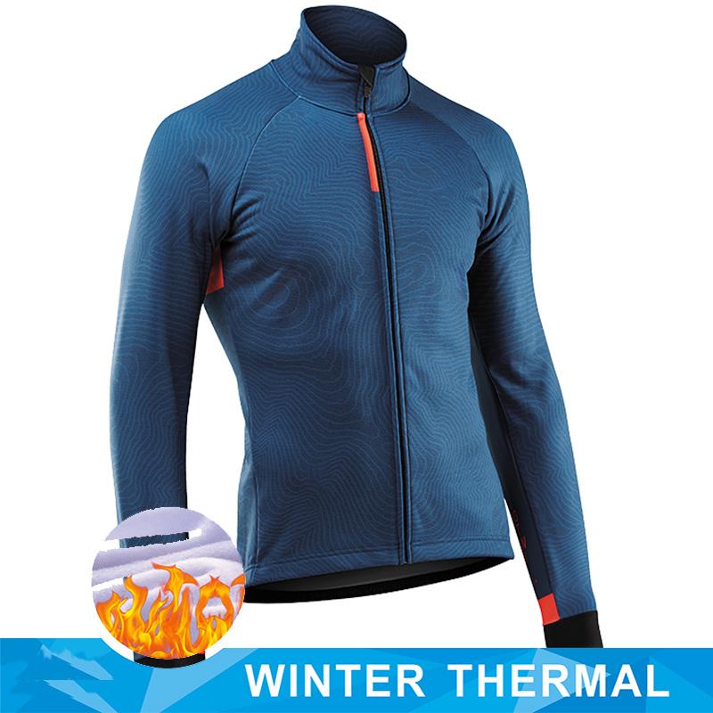 Men 2026 Winter Velvet Warm Cycling Clothing Suit Set Thermal Fleece Bicycle Jersey Set MTB Warm Bike Jersey Set Ropa