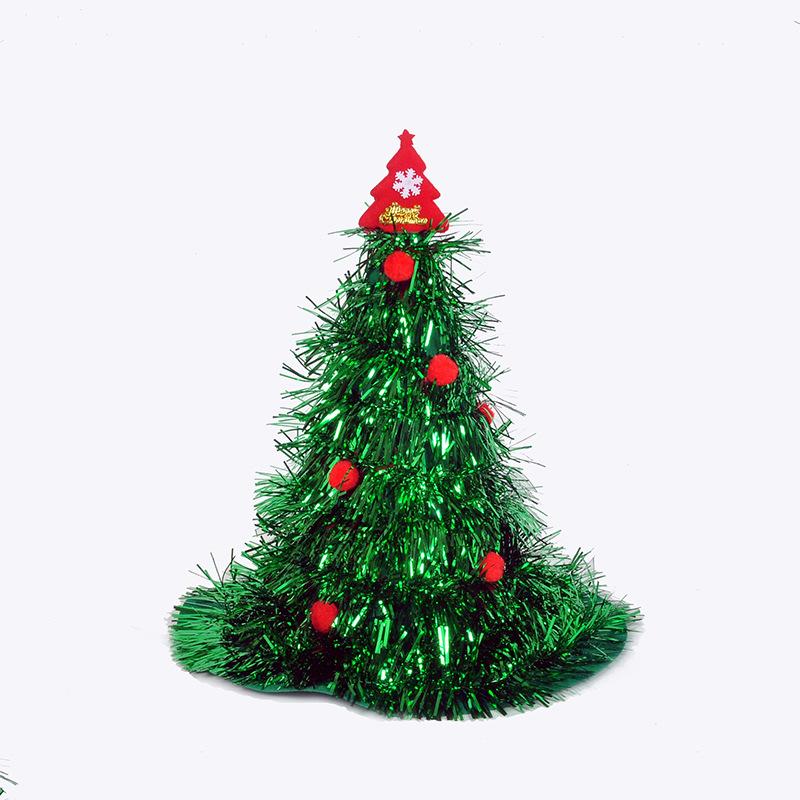 Christmas Tree Hat Headband Father Christmas Xmas Party Santa Fancy Dress Costume Hat Holiday Decorations Headgear