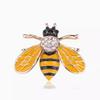 Unisex Enamel Bee Brooches Insect Brooch Pin Cute Small Badges Fashion Jewelry Women and Men Jewelry