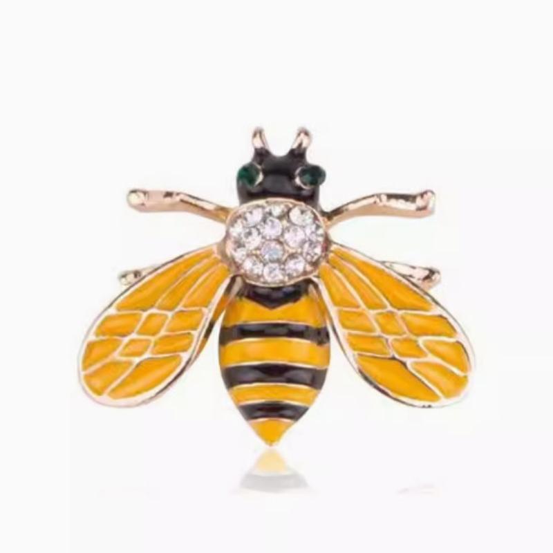 Unisex Enamel Bee Brooches Insect Brooch Pin Cute Small Badges Fashion Jewelry Women and Men Jewelry