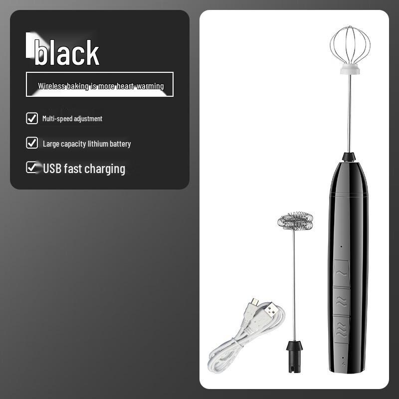 

Zhishi Handheld Electric Milk Frother & Mixer