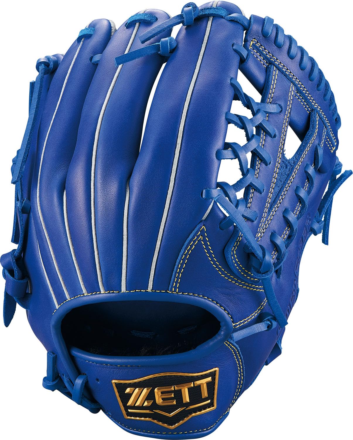

ZETT Youth Baseball Soft Royal Blue Size BJGB74550F Glove, Steer, All-Around, Left-Handed Throw, (2500), LL,