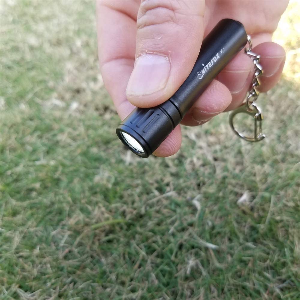 K1 Keychain Compact and Lightweight Mini LED Key Cap Camping Table 150 Lumens Brightness Carry It with You At All Times for Emergency Outdoor and