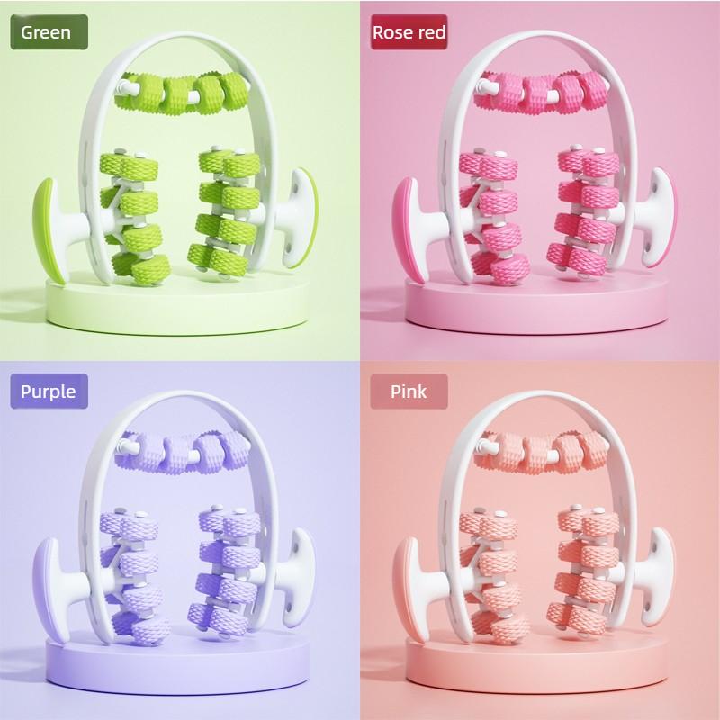 

Double row detachable 24 wheel leg massager,adjustable elasticity,leg slimming,used for muscle relaxation and leg beauty massage