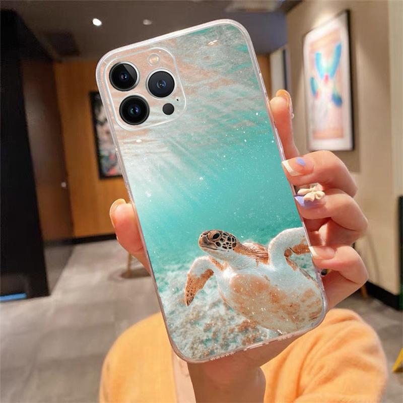 Sea Turtles Phone Case Carcasa Funda For iPhone 17 Pro Max 17 Air 16 15 14 13 Pro Max 15 16 Pro 15Plus Case